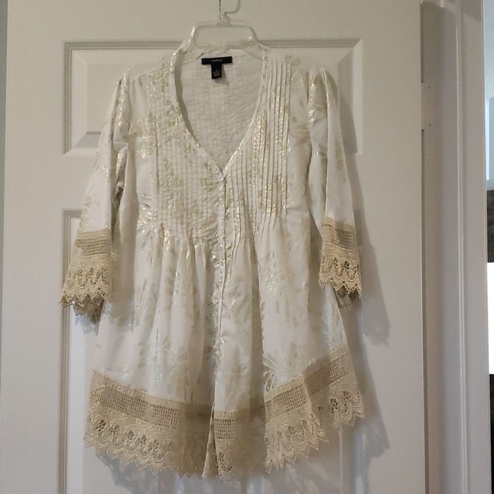 ***Pregnancy *** white cotton tunic
